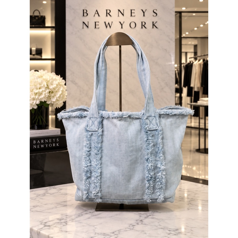 Barney's New York denim tote